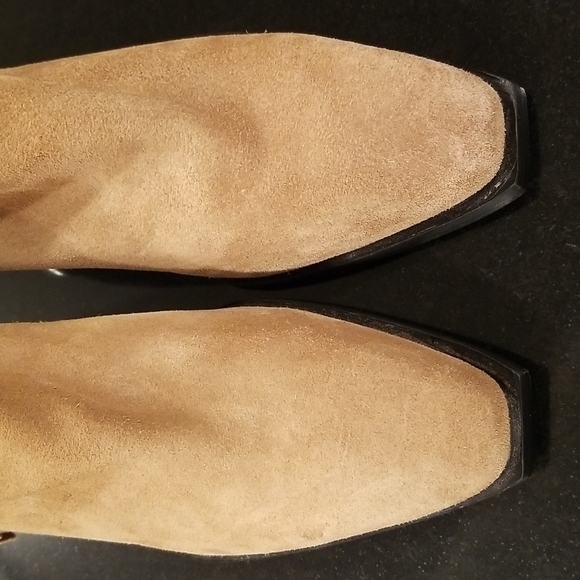 💕ALLSAINTS💕 Layla Suede Fringe Boots ~ Cognac Sand Brown ~ 38 NWT (No Box) - Picture 13 of 16